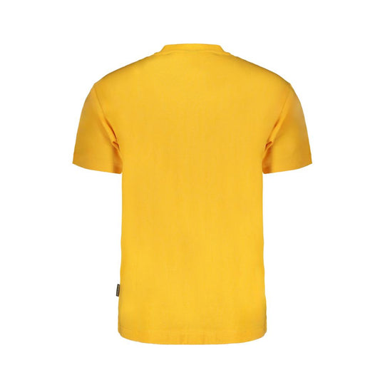 Napapijri Orangefarbenes T-Shirt aus Baumwolle