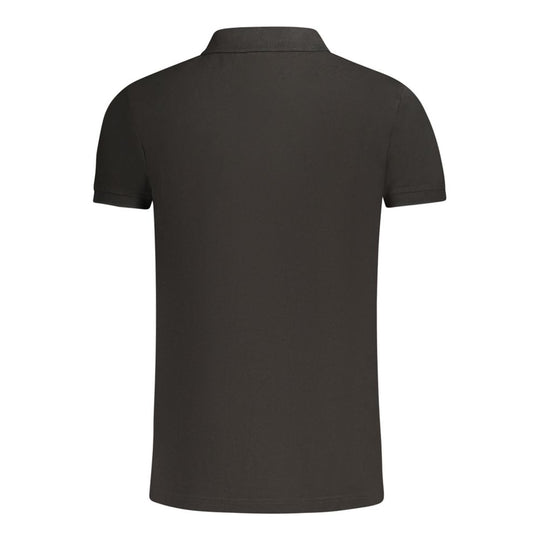 Fila Schwarzes Baumwoll-Poloshirt für Männer