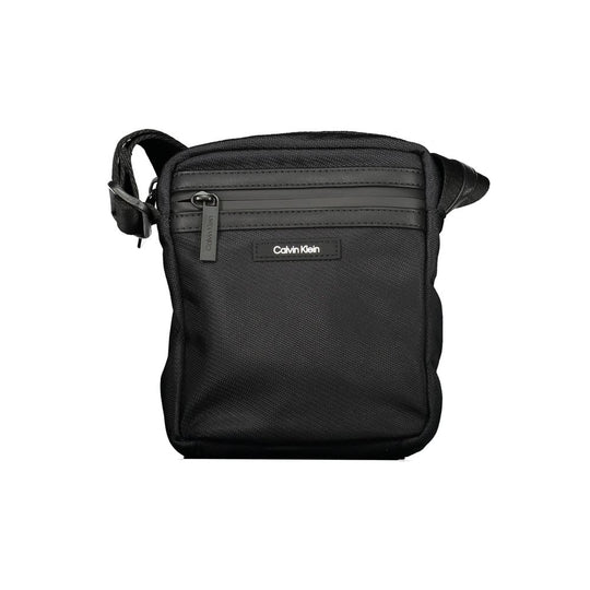 Calvin Klein Schwarze Polyester Männer Umhängetasche