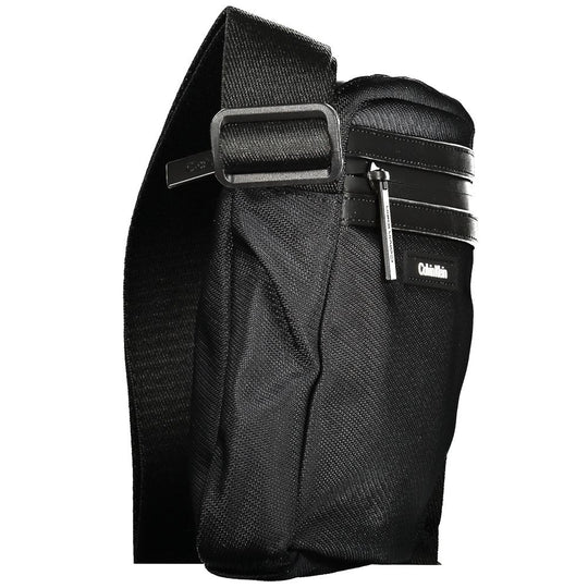 Calvin Klein Schwarze Polyester Männer Umhängetasche