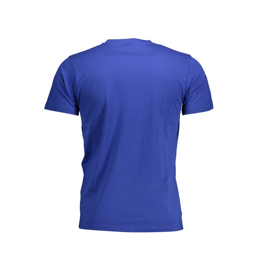 Sergio Tacchini Blau Baumwolle Männer T-Shirt