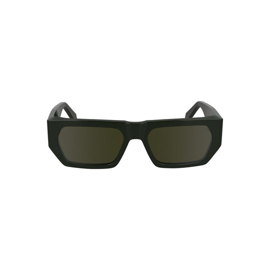 Calvin Klein Green Haircalf Men Sunglasses