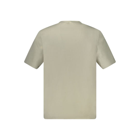 Hugo Boss Beigefarbenes T-Shirt aus Baumwolle
