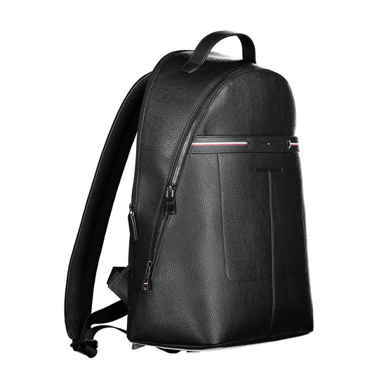 Tommy Hilfiger Schwarzer Polyethylen-Rucksack für Männer