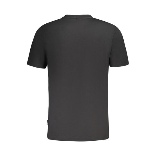 Fila Schwarzes Baumwolle Männer T-Shirt