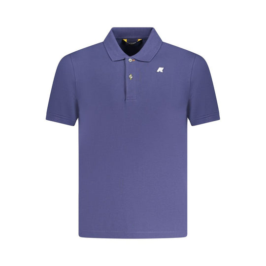 K-WAY Blaues Baumwoll-Poloshirt