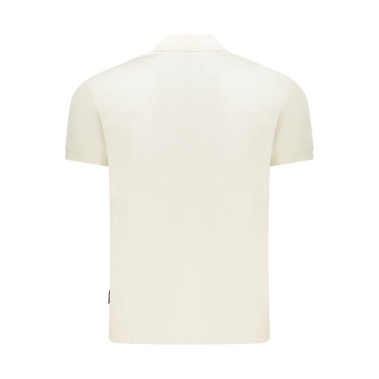 Napapijri Weißes Baumwoll-Poloshirt für Männer