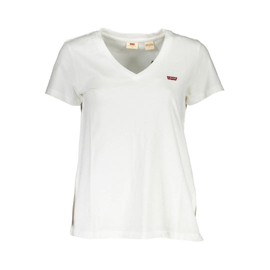 Levi's Weißes T-Shirt aus Baumwolle für Frauen
