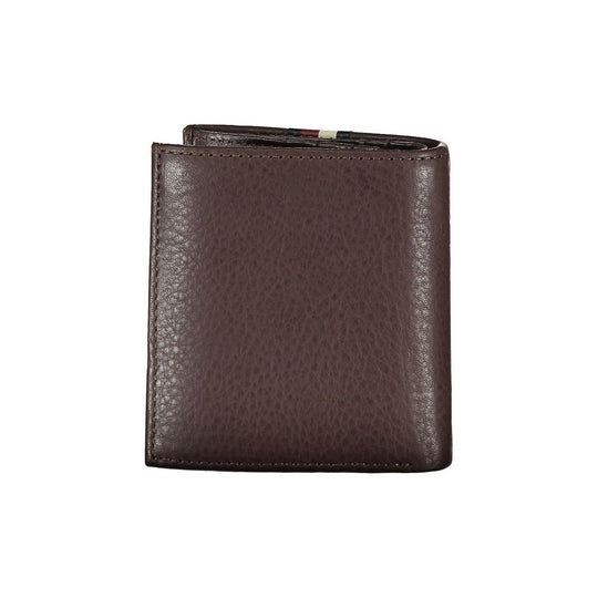 Tommy Hilfiger Braunes Leder Portemonnaie