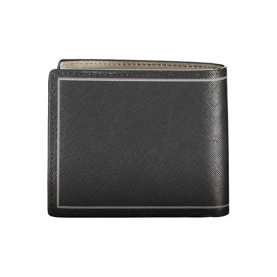 Tommy Hilfiger Schwarzes Leder Portemonnaie