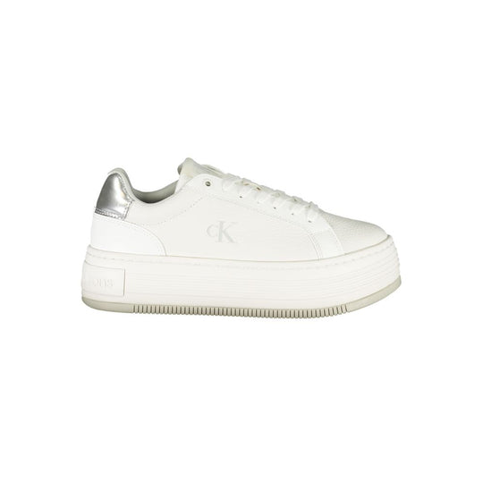 Calvin Klein Weißes Leder Damen Sneaker