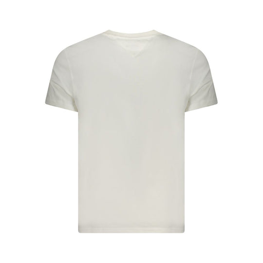 Tommy Hilfiger Weißes Baumwolle Männer T-Shirt