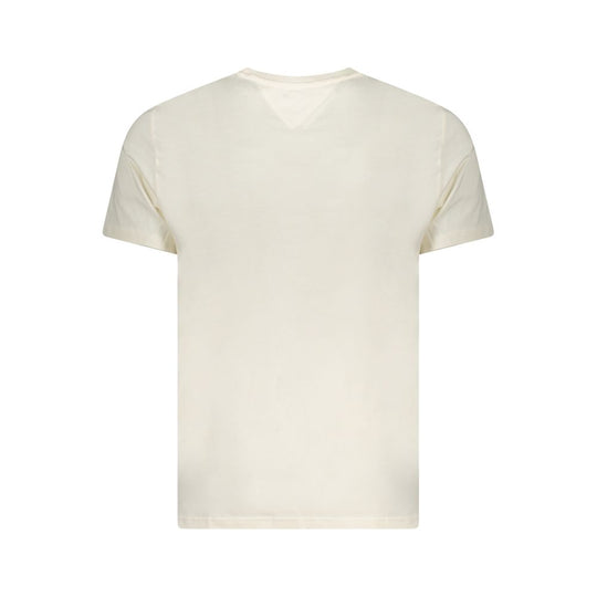 Tommy Hilfiger Beige Baumwolle Männer T-Shirt