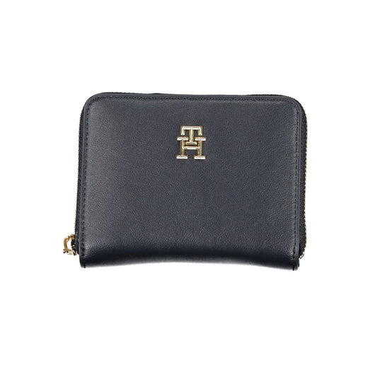 Tommy Hilfiger Blaue Polyester-Geldbörse