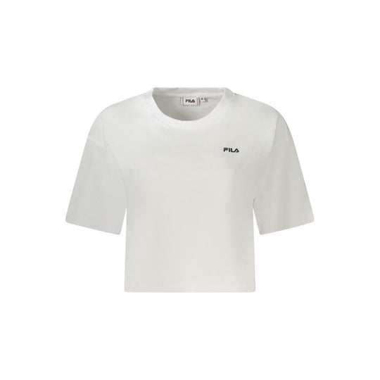 Fila Weißes T-Shirt aus Baumwolle für Frauen