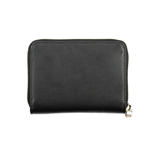 Tommy Hilfiger Schwarzes Portemonnaie aus Polyethylen