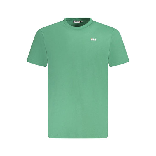 Fila Grünes Baumwolle Männer T-Shirt