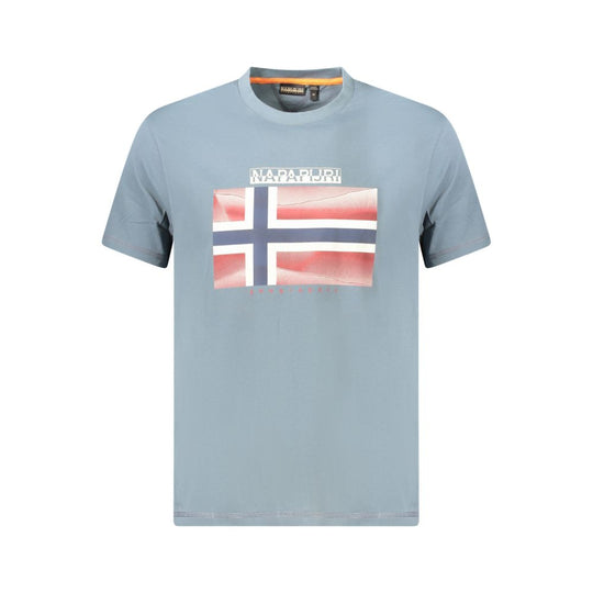 Napapijri Braunes Baumwoll-T-Shirt für Männer