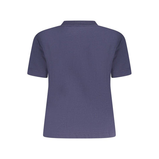Calvin Klein T-Shirt aus blauer Baumwolle für Frauen