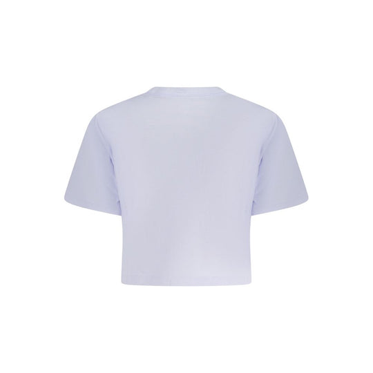Converse Lila Baumwolle Frauen T-Shirt