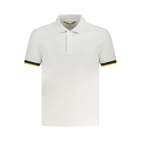 K-WAY Weißes Baumwoll-Poloshirt