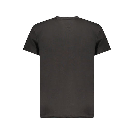 Tommy Hilfiger Schwarzes Baumwolle Männer T-Shirt