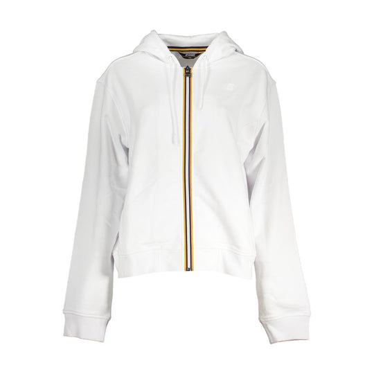 K-WAY Weißer Baumwollpullover für Frauen