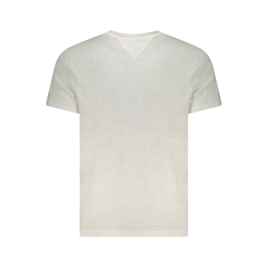 Tommy Hilfiger Weißes Baumwolle Männer T-Shirt