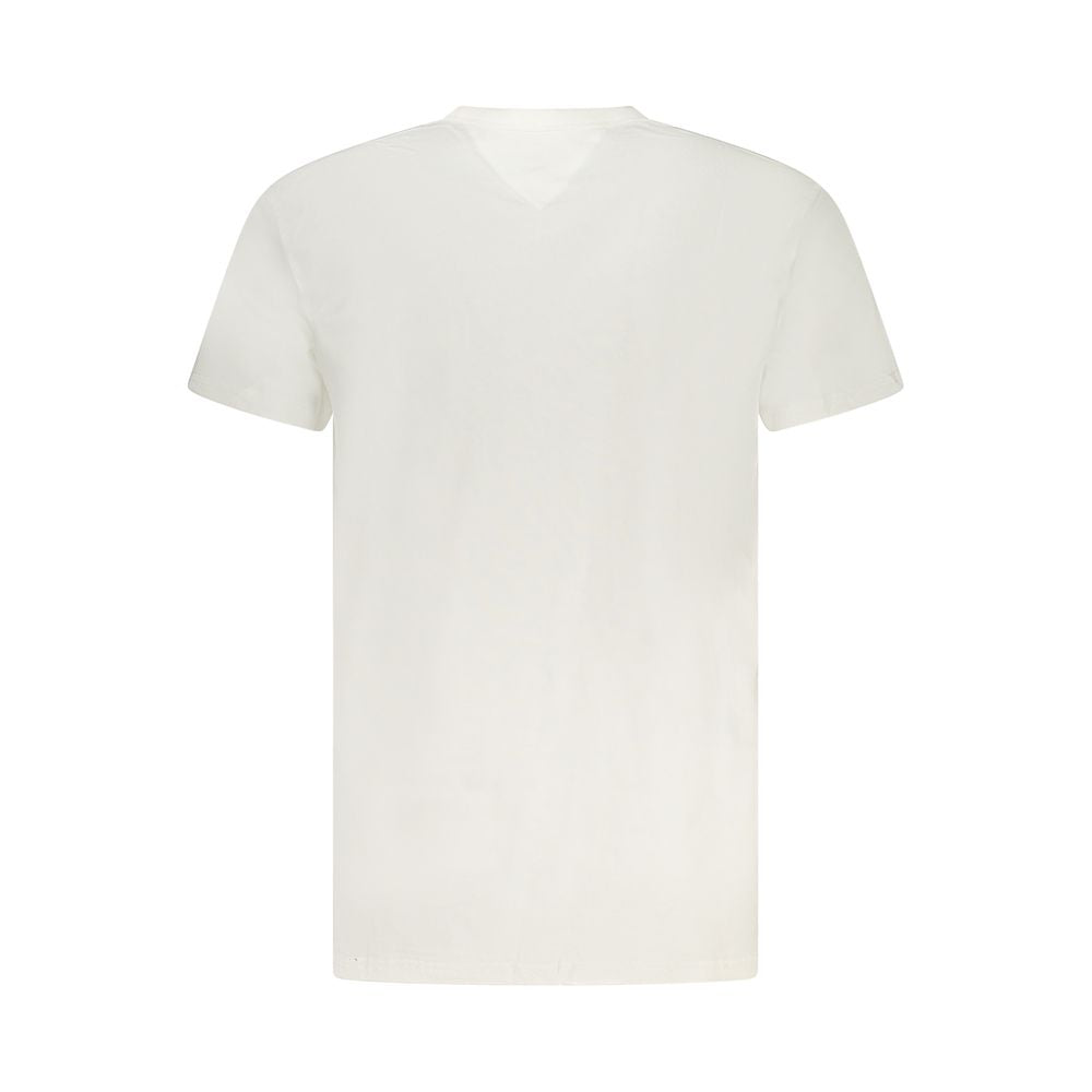 Tommy Hilfiger Weißes Baumwolle Männer T-Shirt