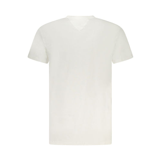 Tommy Hilfiger Weißes Baumwolle Männer T-Shirt