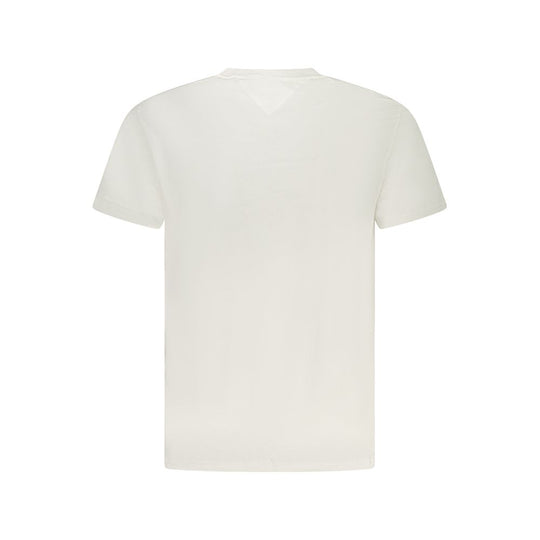 Tommy Hilfiger Weißes Baumwolle Männer T-Shirt
