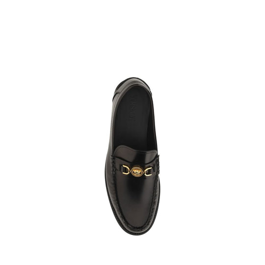 Versace Leder-Halbschuhe