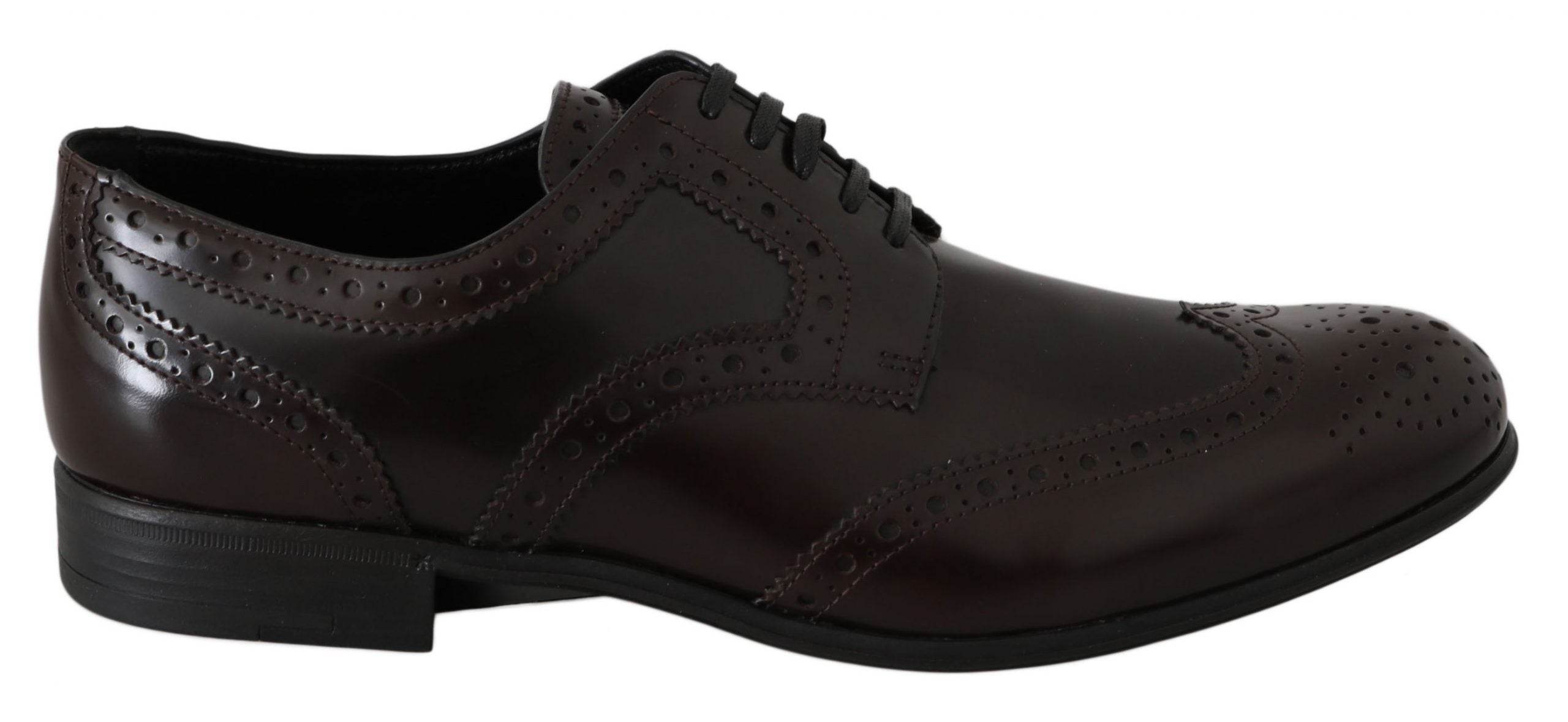 Dolce & Gabbana Elegante Oxford-Flats aus braunem Leder - Léoré