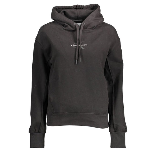 Calvin Klein Schwarzer Baumwollpullover für Frauen