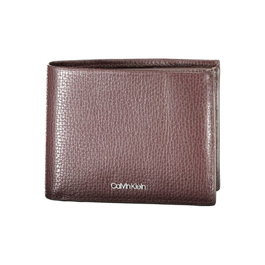Calvin Klein Braunes Leder Portemonnaie