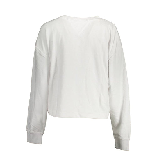 Tommy Hilfiger Weißer Baumwollpullover für Frauen