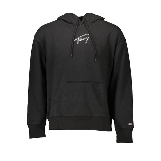 Tommy Hilfiger Schwarzer Baumwollpullover für Männer