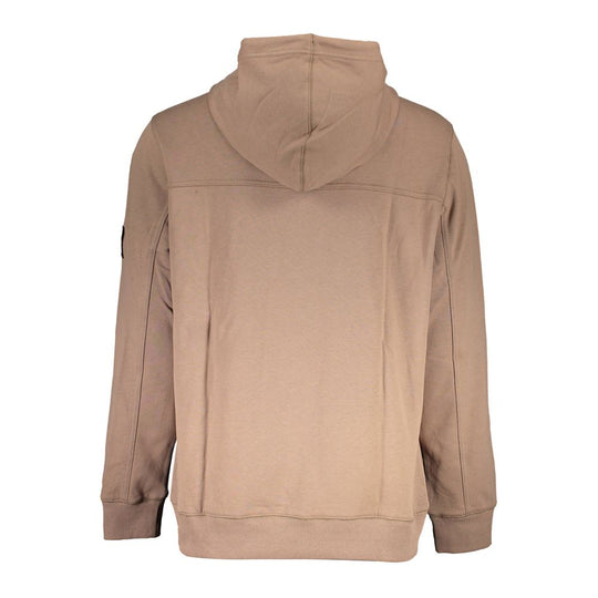 Calvin Klein Brauner Baumwollpullover für Männer