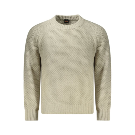 Hugo Boss Beigefarbener Pullover aus Wolle