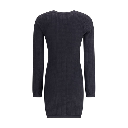 Balmain PB gemusterte kurze Dres