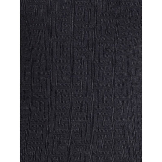 Balmain PB gemusterte kurze Dres
