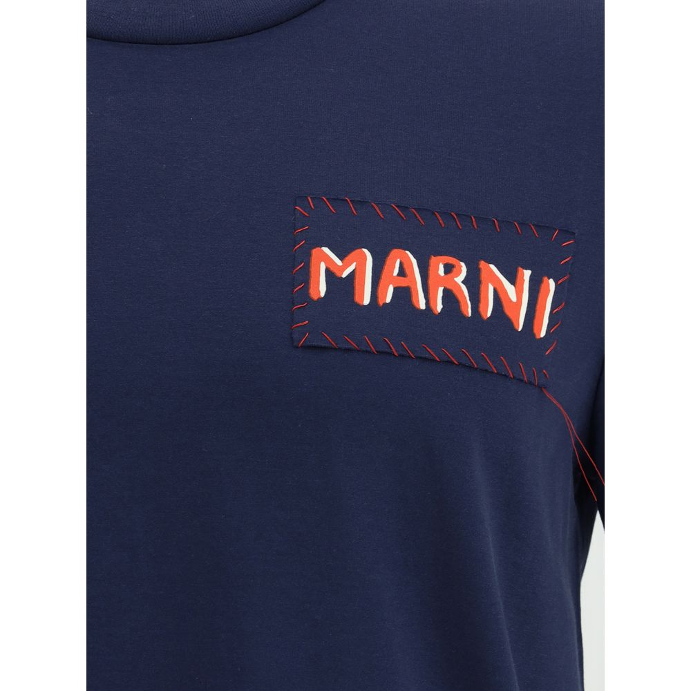 Marni T-Shirt mit Aufnäher