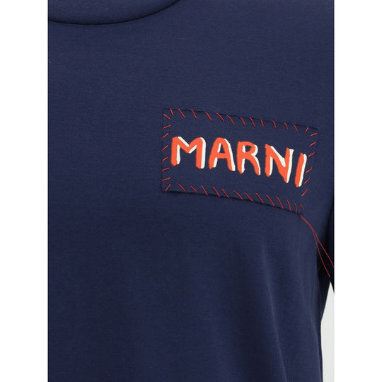 Marni T-Shirt mit Aufnäher