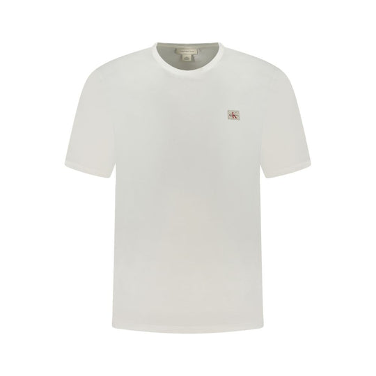 Calvin Klein Weißes Baumwolle Männer T-Shirt