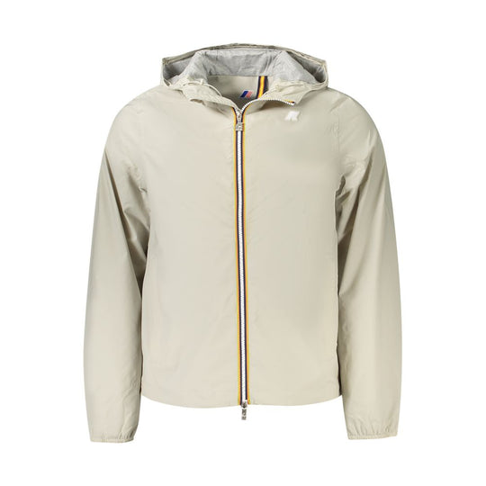 K-WAY Beige Nylon Männer Jacke