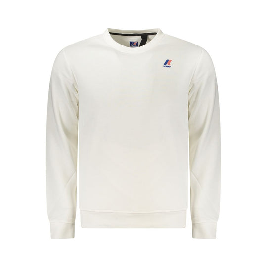 K-WAY Weißer Baumwollpullover für Männer