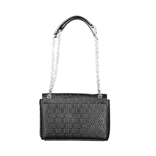 Calvin Klein Schwarze Polyester Handtasche