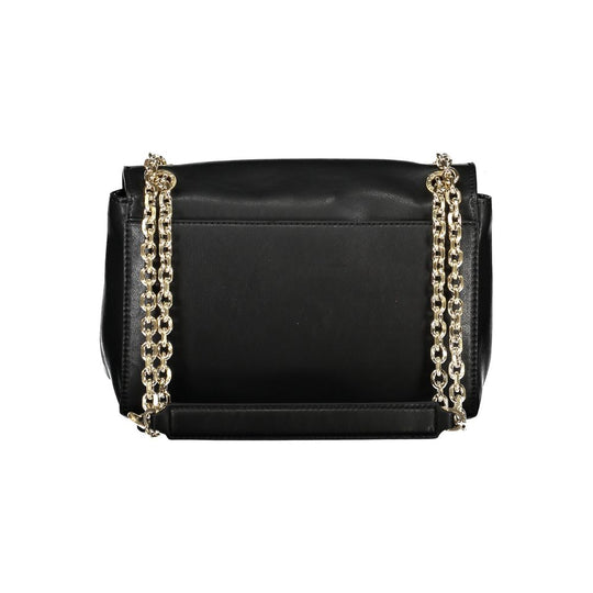 Calvin Klein Schwarze Polyester Handtasche