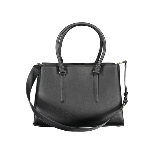 Calvin Klein Schwarze Polyester Handtasche