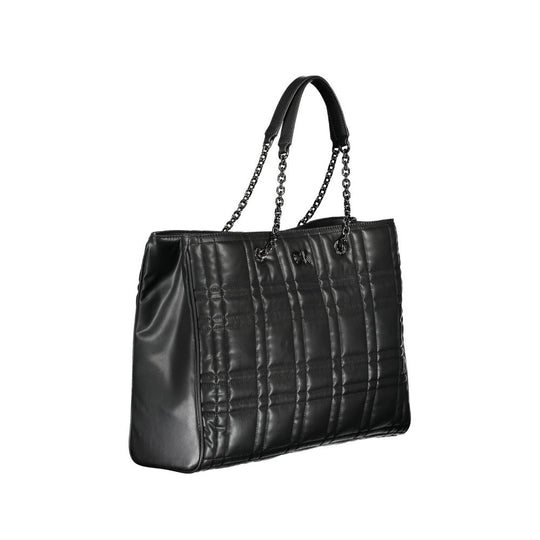 Calvin Klein Schwarze Polyester Handtasche